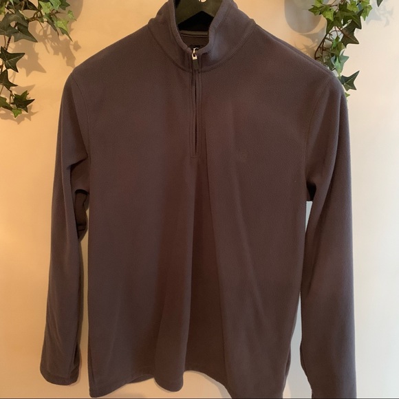 Chaps Mock Neck 1/4 Zip - Picture 1 of 9